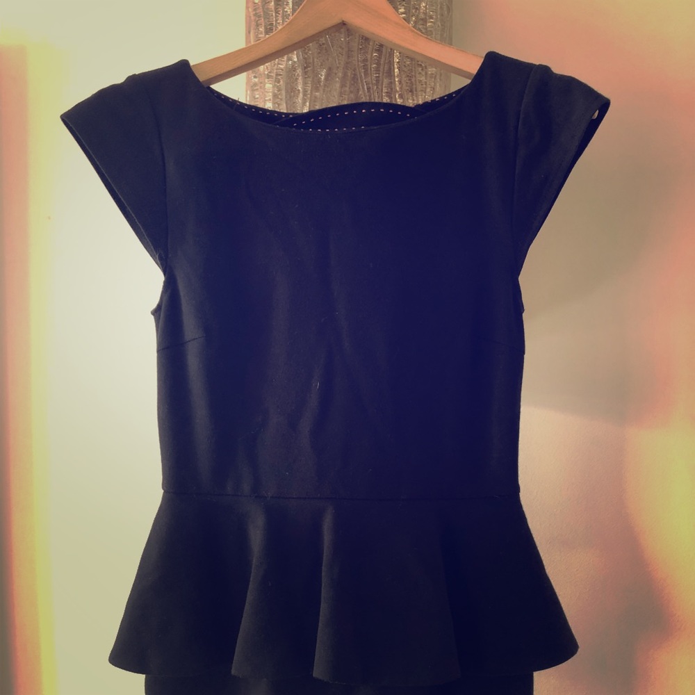 Alice and Olivia Black Dress
